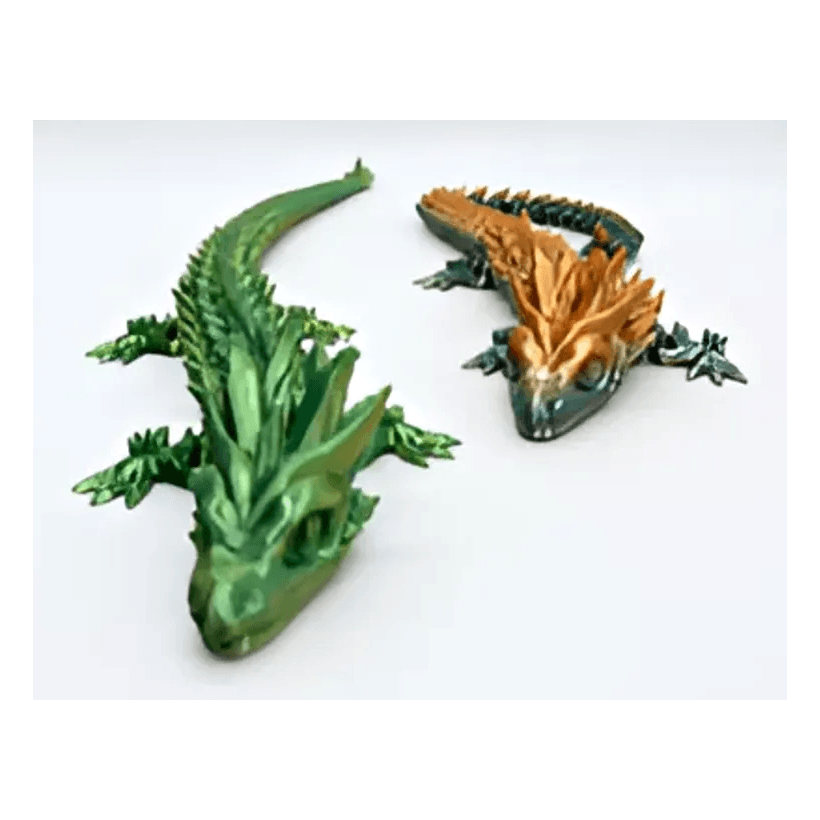 Big articulated 3D printed dragon