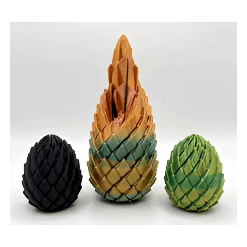 3D printed dragon egg fidgets